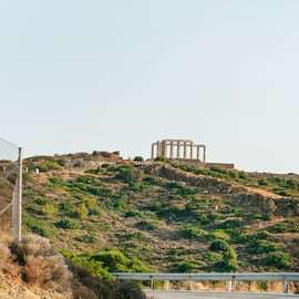 Ateny: Odkryj przylądek Sounion i świątynię Posejdona o zachodzie słońca