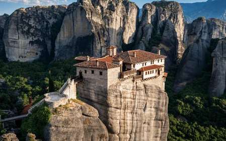 Ateny: Meteora DayTrip po angielsku/hiszpańsku i majestatyczny zachód słońca
