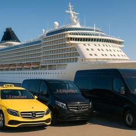 Transfer z portu w Pireusie do centrum Aten lub lotniska