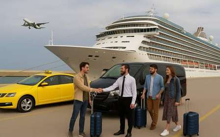 Transfer z portu w Pireusie do centrum Aten lub lotniska