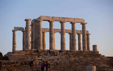 Ateny: Wycieczka o zachodzie słońca na przylądek Sounion i do świątyni Posejdona