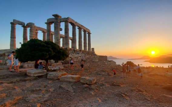 Ateny: Przylądek Sounio i Świątynia Posejdona z audioprzewodnikiem