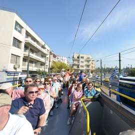 Ateny, Pireus i linia brzegowa: Niebieski autobus hop-on hop-off