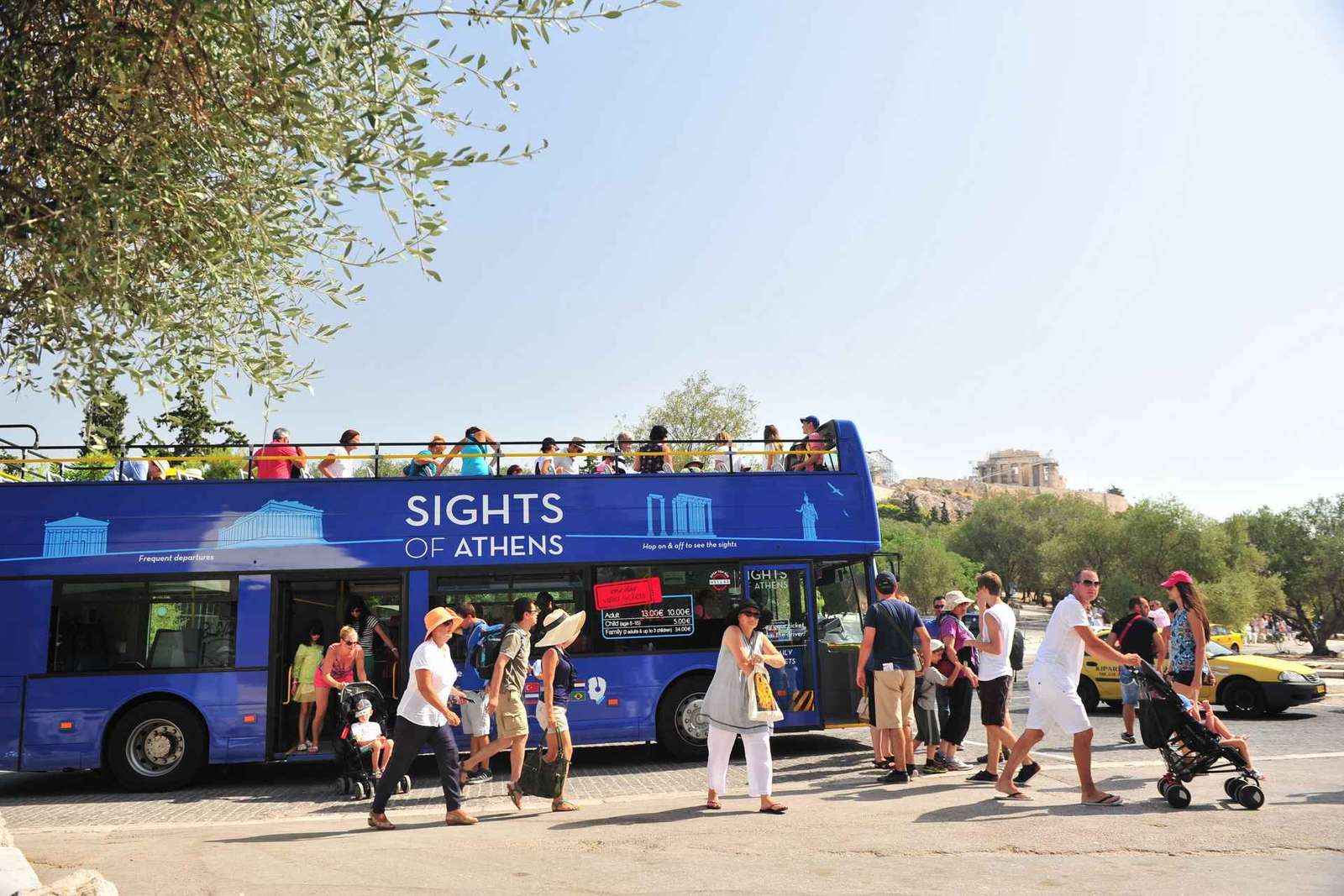 Ateny: Wycieczka autobusowa hop-on hop-off i zachód słońca na przylądku Sounion