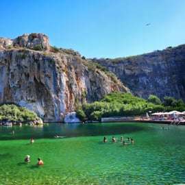 Z Aten: Spa nad jeziorem Vouliagmeni i wycieczka do świątyni Posejdona