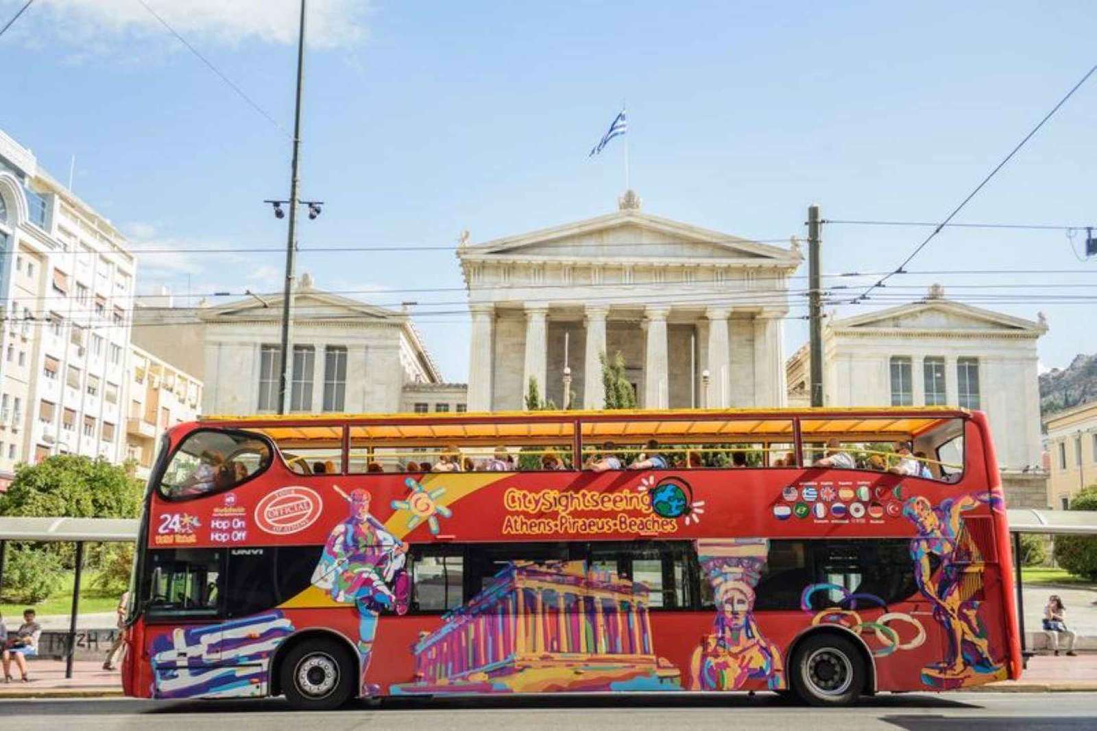 Ateny: Zwiedzanie miasta autobusem Hop-On Hop-Off