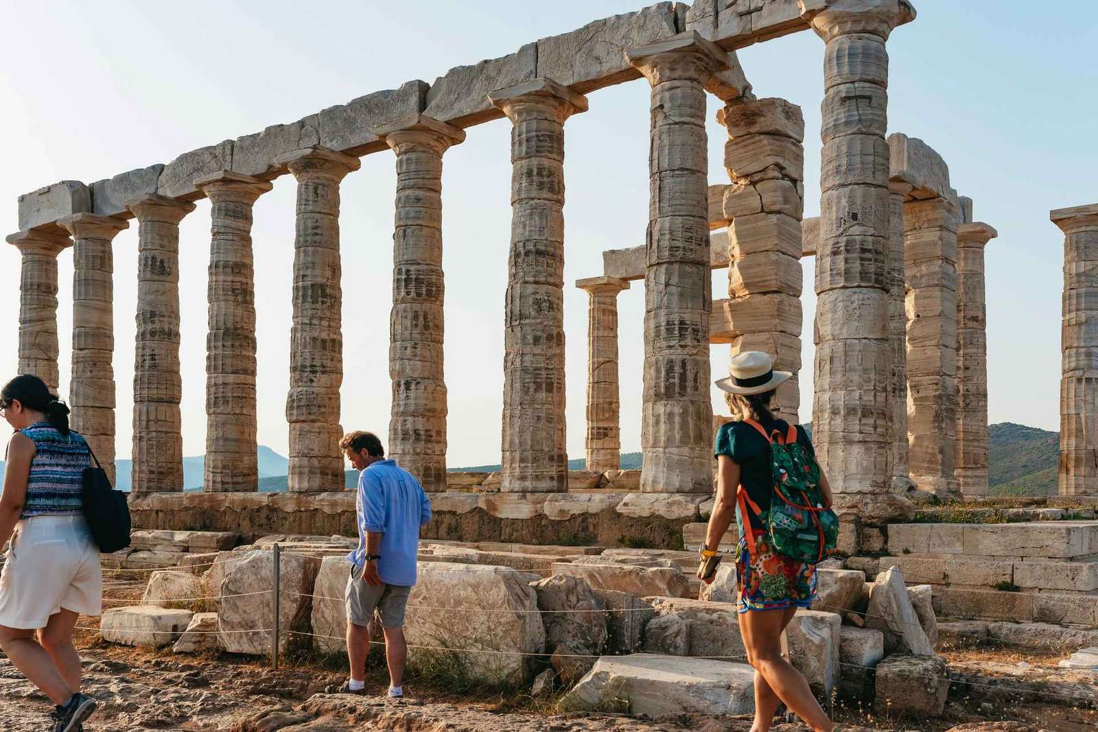 Ateny: Odkryj przylądek Sounion i świątynię Posejdona o zachodzie słońca